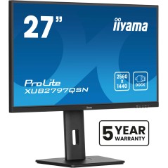 iiyama 27" QHD Business IPS USB-C Monitor - Enhance Productivity with Stunning Clarity (XUB2797QSN-B2)